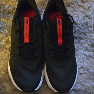 Nike Black and Red Athletic Shoes